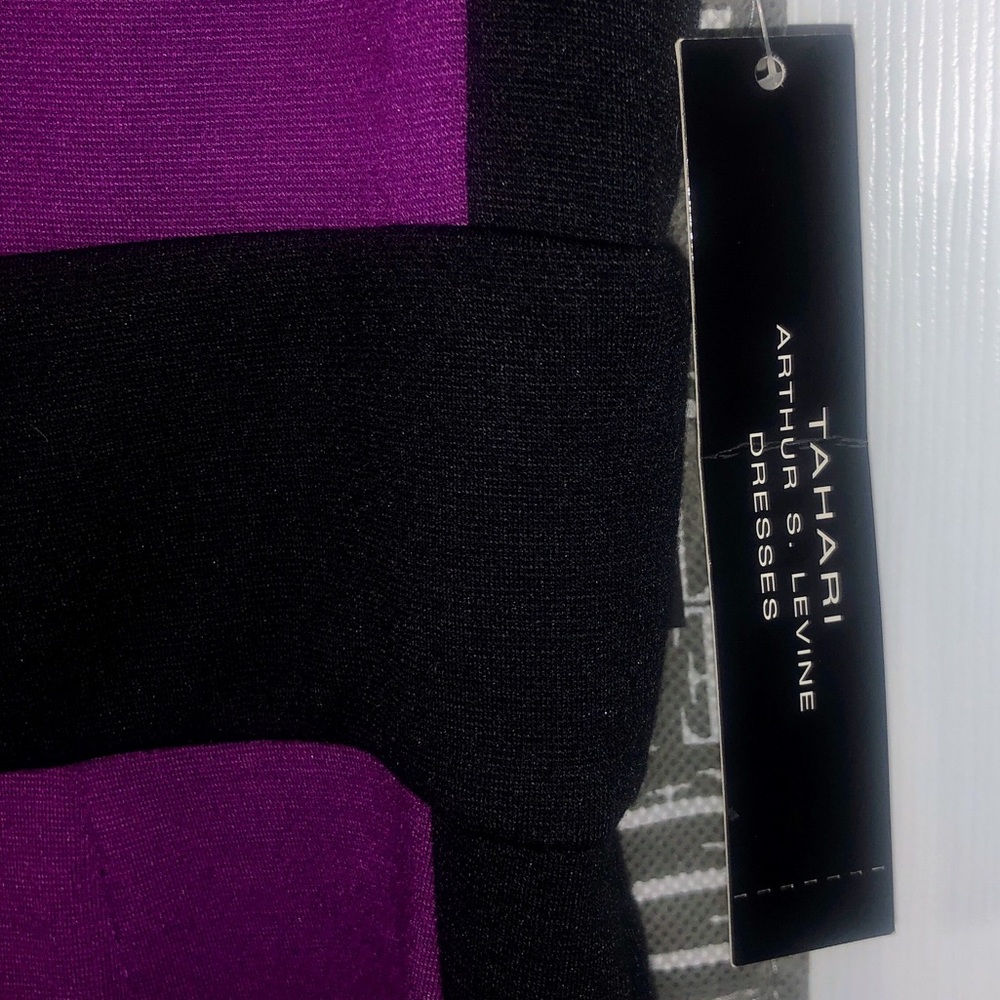 🆕 Tahari ASL Dress 💜🖤 - Picture 7 of 15